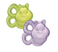 Playgro Teether Bees -Soft Water-Filled Teething Rings for Babies 3 Months+ - Freezable Cooling Teething Rings to Soothe Sore Gums, BPA-Free - Durable Design with Fun Bee Shape - Multicoloured - 2Pack