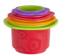 Playgro Toy, Stackable Bath Toy, 4 Pieces, Baby Toy, From 9 months, BPA free, Colourful, 40217