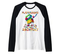 Playground Architect Future Architect Blocks Master Builder Raglan Baseball Tee