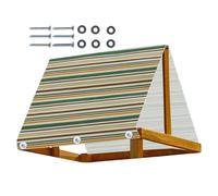 Playground Canopy Cover, Swing Set Tarp, Uv Protection Shade Sail Weather Resistant Playground Sun Shade, Pergola Roof Fabric Accessory Treehouse Jungle Gym Cover Outdoor Shelter 3.58 .48 Feet