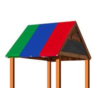 Playground Canopy Replacement Cover - UV-Resistant Sun Protection for Swing Amount, 132 x 226 cm / 51.97 x 88.98 Inch Playhouse Roof Tarp | Play Area Protection for Garden, Garden, Yard, Park