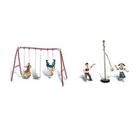 Playground Fun (Swing Set, Tetherball & 5 Figures) by Woodland Scenics