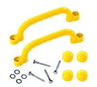 Playground Handles - 25x7.5cm Play House Grip 2 Pieces, Shockproof Reinforced Handle Bars, 1000g ABS Safety Supplies for Climbing Indoor Outdoor Adventure Backyard | Park Gym School Equipment