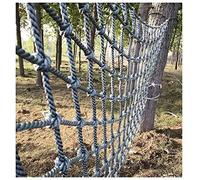 Playground Net Climbing Net Dia 14mm, Safety Nets Cargo Rope Heavy Duty Netting Treehouse Protection, Rope Ladder Swing Rope Balcony(Size:2 * 4m(6.6 * 13ft))