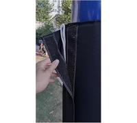 Playground Padding for Round Pole, 150cm Tall Basketball Hoop Pads Wrap Around Anti Collision, Commercial Post Protector Cover for Metal/Wood/Concrete Column(Black,Inner Dia 130mm)