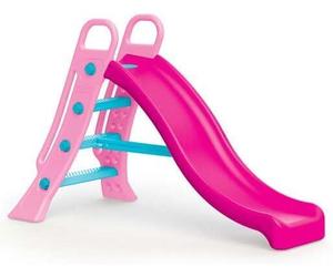 Playground Plastic Slide, Dolu Large Ladder & Slope for Children, Pink