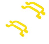 Playground Safety Handles Non Slip Plastic Kids Playground Grab Handles Exclusive for Children for Playhouse,Treehouse,Climbing Frame,Jungle Gym (Amarillo*2)