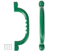 Playground Safety Handles - Outdoor Green Grab Handle Bars, Tree House Accessories, for Backyard Playset and Playground Equipment Replacement Safety Parts for Monkey Bars, Jungle Gym, and More