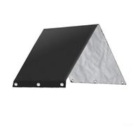 Playground Sunshade Canopy Constructed from 210D Silver Coated Fabric to Provide All Season Protection for Play Structures (Black)