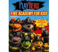 PlayHero Fire Academy For Kids: Firefighter Activity Book for Kids