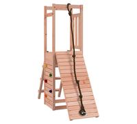 Playhouse Climbing Frame Kids Play with Climbing Wall Solid Wood Pine vidaXL