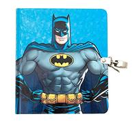 Playhouse DC Comics Batman Shiny Foil Lock and Key Lined Page Diary for Kids