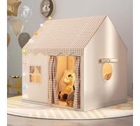 Playhouse Kids Indoor, Girls Play Tent With Lights, Princess Castle Play Tent, Indoor & Outdoor Princess House, & Outdoor Washable Teepee For Toddler