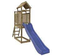 Playhouse Outdoor Climbing Frame with Slide Ladder Solid Wood Pine vidaXL