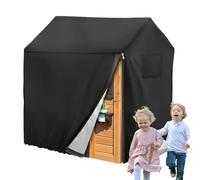 Playhouse Waterproof Lid - Black Outer Dust Shield | Durable and Weather Resistant Gaming Toy Protector - Multifunctional Sun & Rain Cover for Gig