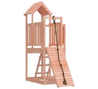 Playhouse with Climbing Wall Solid Wood Douglas Wooden Frame vidaXL