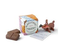 PLAYin CHOC ToyChoc Box - Chocolate Gift Box for Kids With Surprise 3D Puzzle Toy, Gluten, Nut & Dairy Free Chocolate, Award Winning Vegan UK Chocolatier - Rabbits