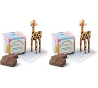 PLAYin CHOC ToyChoc Box, Organic Chocolate Gift Box for Kids With Surprise 3D Puzzle Toy, Gluten, Nut & Dairy Free Chocolate, Award Winning UK Chocolatier - Endangered Animals (Pack of 2)