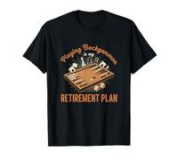 Playing Backgammon is My Retirement Plan Board Game Lover T-Shirt