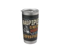 Playing Bagpipe is Not A Hobby Its A Lifestyle - Bagpiper Stainless Steel Insulated Tumbler