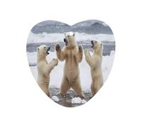 Playing Bears Car Aromatherapy Tablets Air Freshener Hanging Scented Cards for Rooms Bathrooms Wardrobe Love form