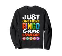 Playing Bingo Apparel Lottery Game Kit Winning Numbers Sweatshirt
