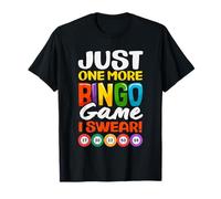 Playing Bingo Apparel Lottery Game Kit Winning Numbers T-Shirt
