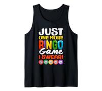 Playing Bingo Apparel Lottery Game Kit Winning Numbers Tank Top