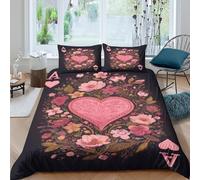 Playing Card 3D Print Poker Comforter Covers Duvet Cover for Boys Girls Quilt Cover with Pillow Cases Soft Microfiber Bedding Set with Zipper Closure 3 Pieces King（220x240cm）