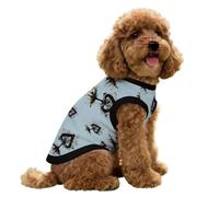 Playing Card Ace-s Tree Dog Shirts for Small Doggie Pet Ice Silk Vest Breathable Summer T-Shirt Soft Puppy Outfits