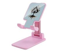 Playing Card Ace-s Tree Folding Cell Phone Stand for Desk Adjustable Height Portable Cellphone Cradle for Office