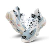 Playing Card Ace-s Tree Men's Running Shoe | Elastic Cushioned Breathable Mesh Non Slip Support Shock Training Comfort