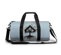 Playing Card Ace-s Tree Travel Gym Duffle Bag with Inner Pocket Foldable Shoulder Bags for Swim Yoga Sport