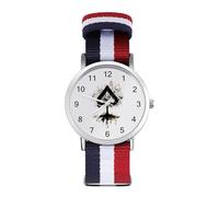 Playing Card Ace-s Tree Wrist Watches with Scale for Men Women Casual Braided Strap Easy Reader for Work Workout