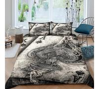 Playing Card Duvet Cover for Boys Girls 3D Print Poker Quilt Cover Comforter Covers Bedding Set with Zipper Closure with Pillow Cases Soft Microfiber 3 Pieces King（220x240cm）