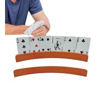 Playing Card Holder - Hands Free Wooden Stand, Smooth and Balanced, Easy to Grab Gamingg Tray | Convenient Table Stand for Canasta Poker Pinochle Bridge Senior