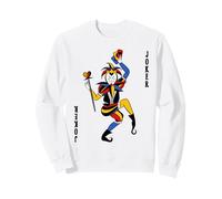 Playing Card Joker Card Costume Fancy Dress Groups Sweatshirt