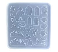 Playing Card Silicone Resin Mold Tiny Bowknot Star Tennis Shape Filling Craft 3D Clothes Making Handmade Bowknot