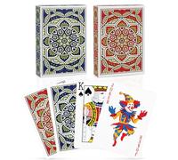 Playing Cards 2 Decks of Cards Standard Index Pack of Cards Deck Poker Cards Multipack for Adults Easy Shuffle Unique Design for Card Game