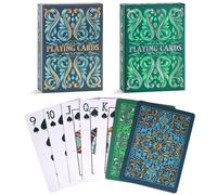 Playing Cards 2 Pack Standard Index Playing Card Premium Poker Set Card Games for Adults Deck of Playing Cards for Travel Camping Family Games Night Party Games