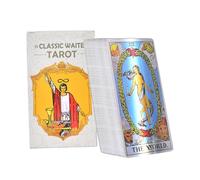 Playing Cards - 4.72 Inches Tarot Cards for Learning, Spiritual Guidance with Easy Divination, Game Tools for Family Night Party Travel, Women Youth Home Outing, Full English, Paper Set, 78 Sheet
