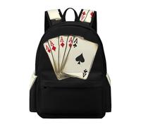 Playing Cards-Aces Backpack Travel Laptop Backpack Computer Bag Business Work Bag for Men Women
