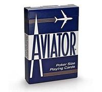 Playing Cards Aviator Set - Poker Size -Blue
