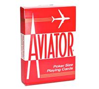 Playing Cards Aviator Sets - Poker Size - Red