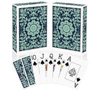 Playing Cards,Deck of Cards 2 Pack,Poker Cards Professional Set,Jumbo Index Large Print Playing Cards for Adults Seniors,Card Games for Family Game Night Party Casino Magic (Green)