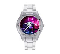 Playing Cards Dice and Chips Abstract Art Casino Men's Watches Stainless Steel Watch Strap Analog Quartz Watch Business Wristwatches