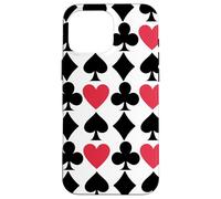 Playing Cards Suit Symbols Lucky Poker Casino Gambling Case for iPhone 16 Pro Max