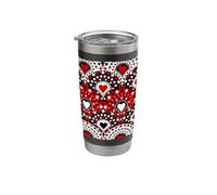 Playing Cards Suit Symbols Magical Pattern Stainless Steel Insulated Tumbler