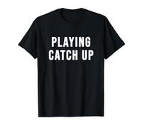 Playing Catch Up Value Graphic T-Shirt, Men, Black, S