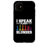 Playing Chess Men Women Tournament - I Speak Fluent Blunder Case for iPhone 11